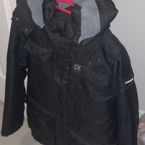 Calvin Klein Boys’ Winter Jacket with Hood — Size 14/16 (Like New) - Picture 2 of 5